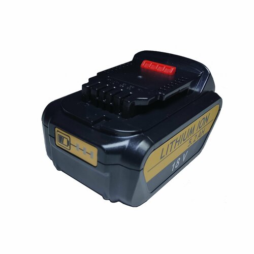 Аккумулятор для DeWALT DCB200 18V, 5200mAh аккумулятор для dewalt dcb183 dcb 184 dcb200 18v 5200mah