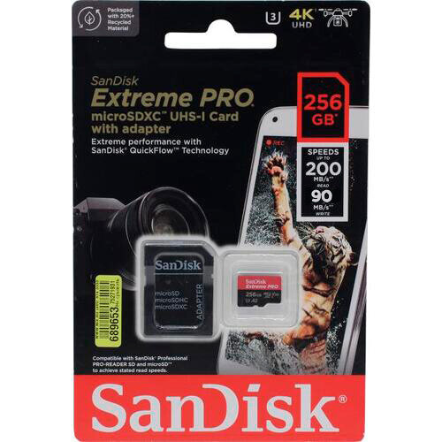 Карта памяти Sandisk Extreme Pro microSDXC 512GB + SD Adapter + Rescue Pro Deluxe 200MB/s - фото №18