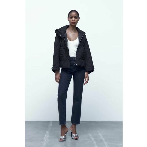 Куртка Prima Woman, размер M, черный куртка prima woman размер m шампань