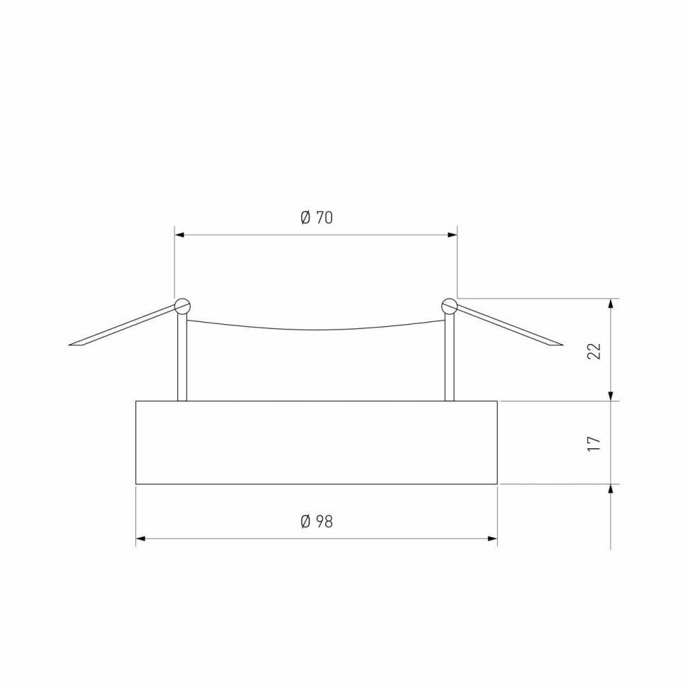 Встраиваемый светильник Elektrostandard 118 MR16 118 MR16 4690389168956 - фото №12