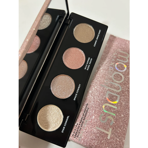 Urban Decay Палитра теней 4 цвета Highlight Eyeshadow Palette, не содержит вредных веществ и имеет веганскую формулу. палетка теней для век палетка для макияжа палитра теней