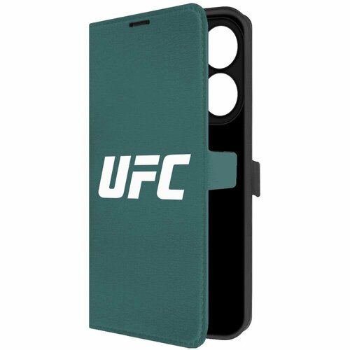 Чехол-книжка Krutoff Eco Book для TECNO Spark 20 UFC (зелёный опал)