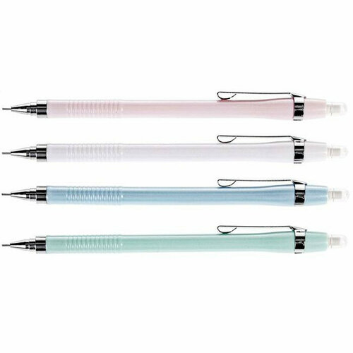 Карандаш механический 05мм Hatber Mildtone с ластиком цвет ассорти арт MP_060844 Количество в наборе 12 шт 551₽