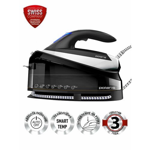 Парогенератор Polaris PSS 7510K паровой удар до 400 гмин 3000 Вт черный 1186100₽