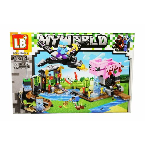 Конструктор Дракон Эндера 432 дет. LB1112 конструктор minecraft my world lb634 атака белого дракона 327 дет