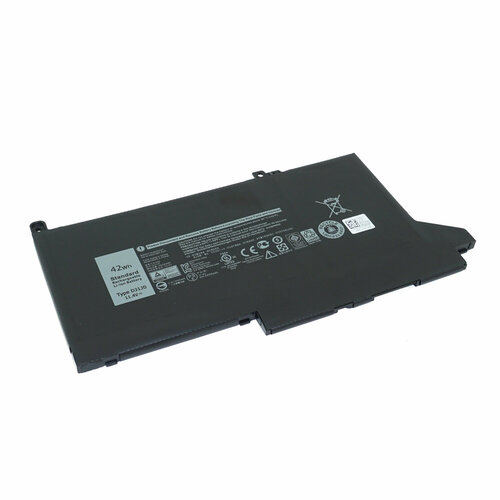 Аккумулятор для ноутбука Dell PGFX4 аккумулятор 0g74g для ноутбука dell latitude e7280 11 4v 42wh 3680mah черный