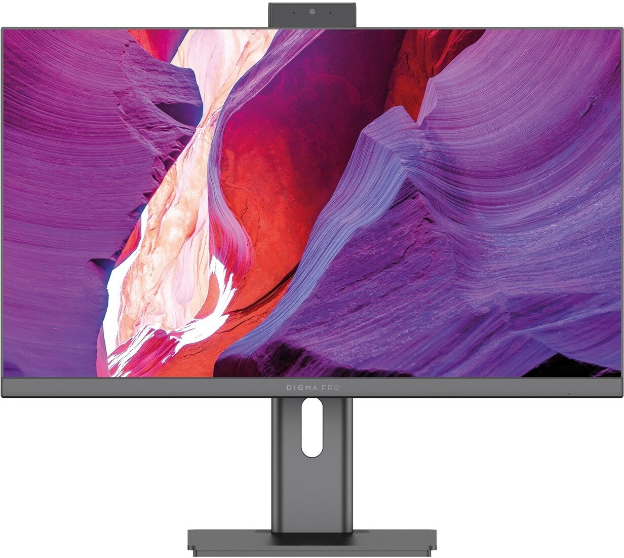 Моноблок DIGMA PRO Unity, DM27P3-8CXW02, 27", Intel Core i3 1215U, 8ГБ, 256ГБ SSD, UHD Graphics, Windows 11 Professional, серый и черный