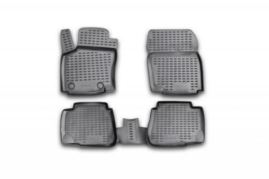 NOVLINE NLC1618210 Комплект резиновых автомобильных ковриков в салон FORD Mondeo 2007-2014, 4 шт. (полиуретан)