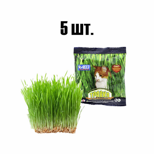 Травка для кошек пакет 5шт 423₽