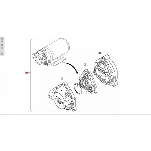 2335548 379697 Водяной насос HAMM