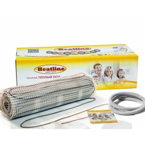 HEATLINE Теплый пол нагревательный мат MS- 375-25 двухжильный 375 Вт 25 м2 5200₽
