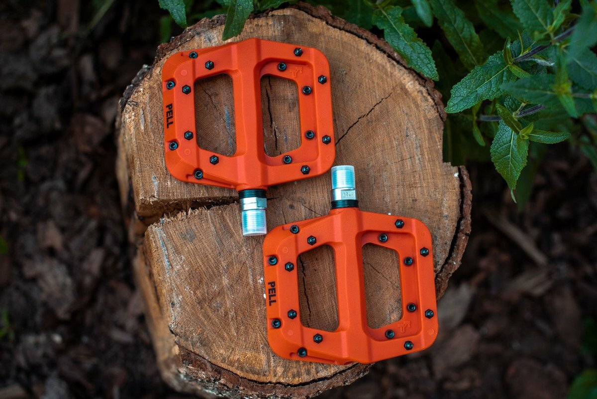 Педали Pell Pedals оранжевые