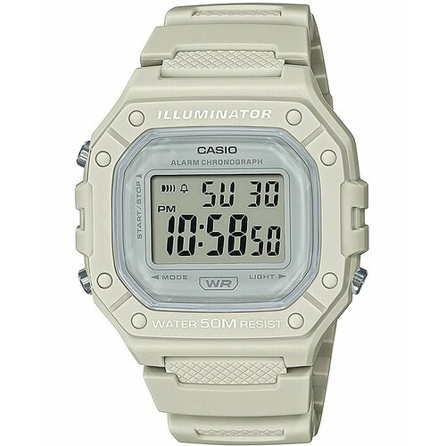 Наручные часы CASIO W-218HC-8A, бежевый