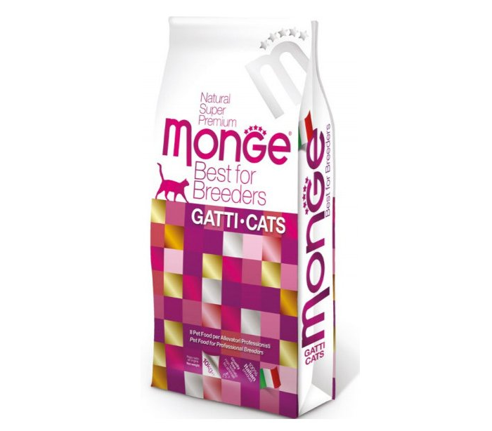 Monge Cat BWild Grain Free Сухой беззерновой корм для кошек, Лосось 10кг