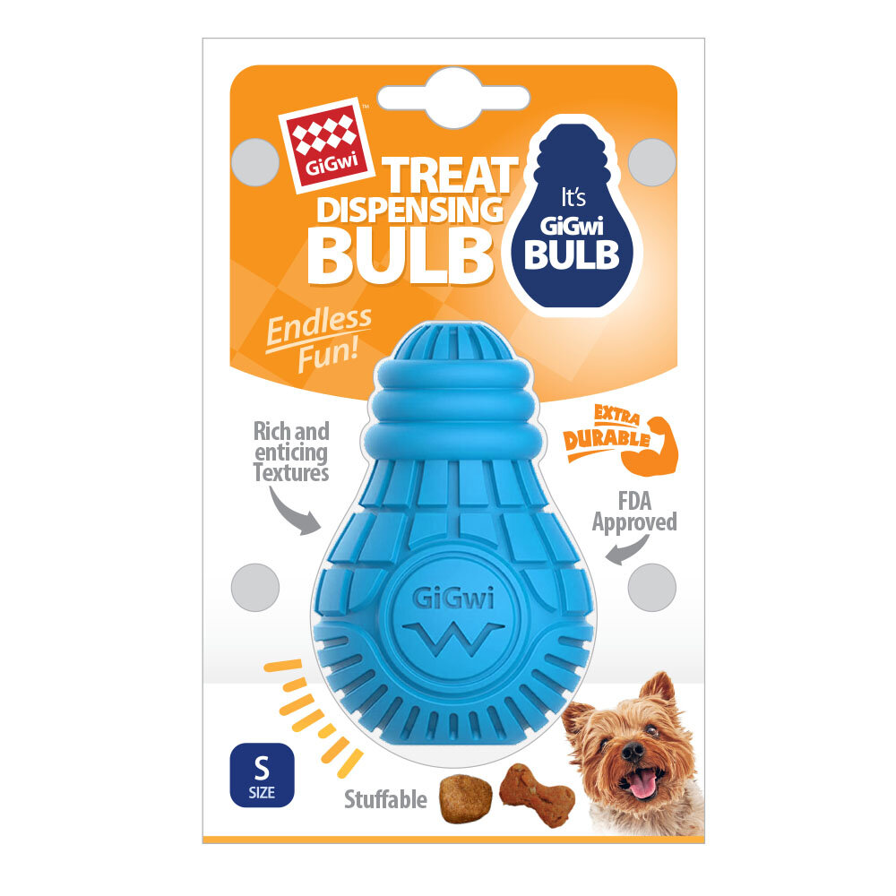 Игрушка для собак GiGwi Bulb Rubber Резиновая лампочка 8см - фото №2