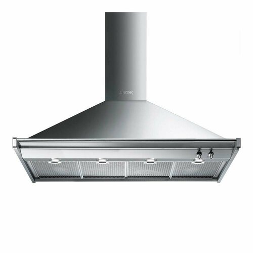 Пристенная вытяжка 120 см Smeg Classica KD120HXE серебристая 12259000₽