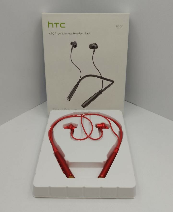 Беспроводные наушники HTC True Wireless Headset Basic HS01 Relax Exercise Красный