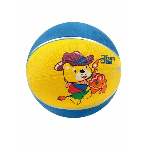 Мяч баскетбольный 3 мини 15 см Мишка на коне 85305-KR26 715₽