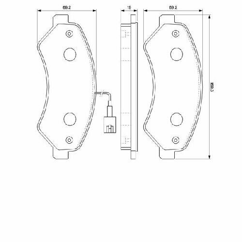 Тормозные колодки Bosch - фото №11