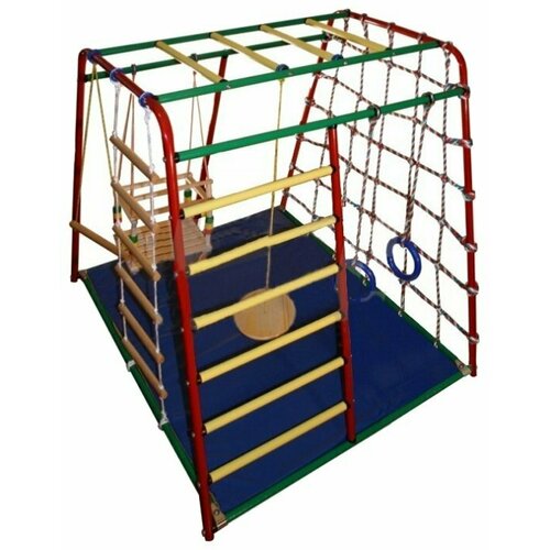 веревочная лестница 2м с карабинами до 200 кг Детский спортивный комплекс Вертикаль Весёлый Малыш (1 коробка)
