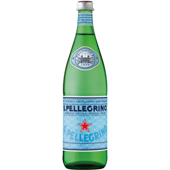 Вода минеральная Sanpellegrino S.Pellegrino газированная стекло 0,75 л