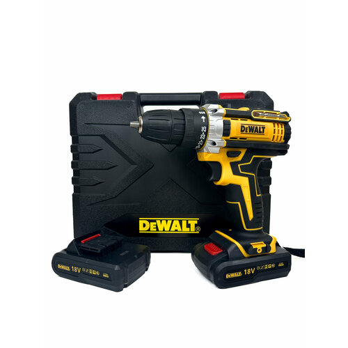 Аккумуляторная дрель-шуроповерт DCD708 18В 2 аккумулятора 9990₽