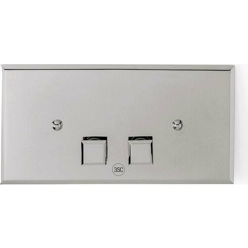 Клавиша смыва 3SC Square Plaque SQL00SL для инсталляции Geberit UP320 хром 78777₽