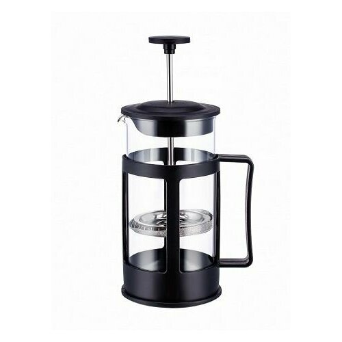 Френч-пресс TECO TС-P1060-BL (черный) 0,6 л. из пластика и стекла цветной