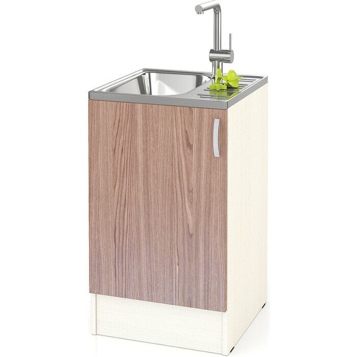 фото Стол под мойку Мебельный двор Мери ШНМ500 дуб/ясень шимо темный