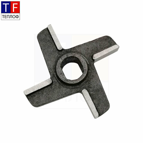 Нож двухсторонний МИМ-300 с буртом для промышленных мясорубок 690₽