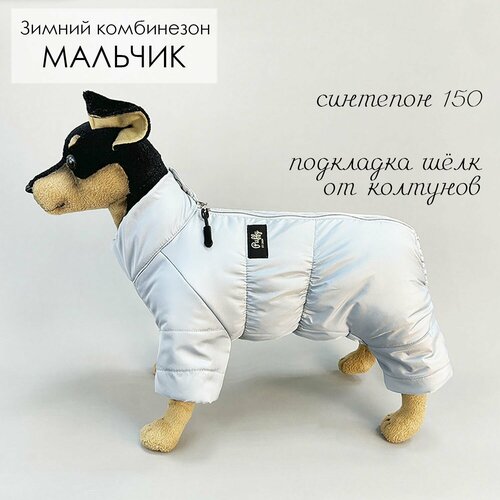 Комбинезон одежда для собак мелких и средних пород пуховик для животных мальчиков Флэкс 5000₽