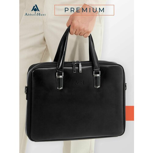 Сумка мессенджер фактура гладкая черный 4476₽