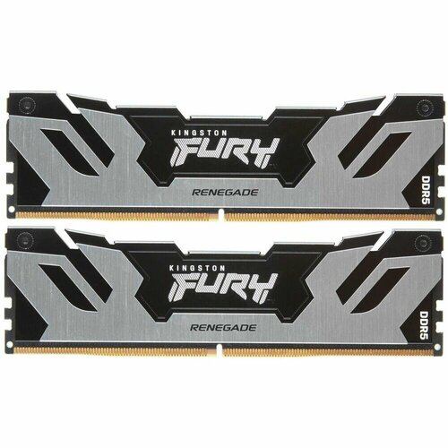 Оперативная память для компьютера Kingston Fury Renegade Silver DIMM 32Gb DDR5 7200 MHz KF572C38RSK2-32 2824600₽