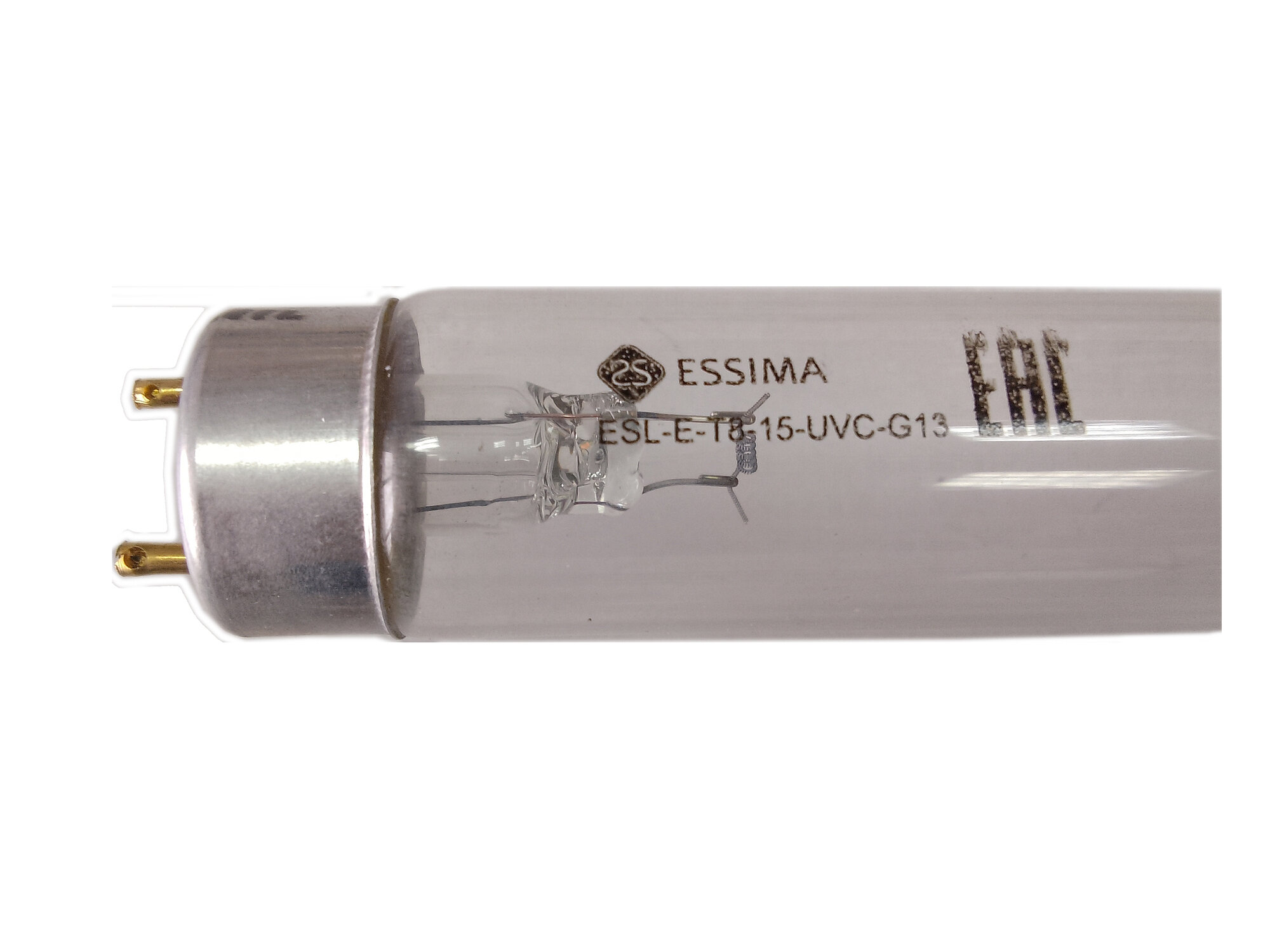 Лампа ультрафиолетовая бактерицидная ESL-E-T8-15-UVC-G13