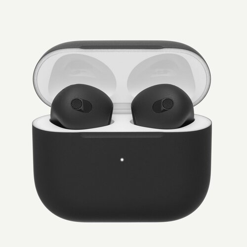 Беспроводные наушники Apple AirPods 3 3-го поколения Lightning без беспроводной зарядки чехла custom черные 25990₽