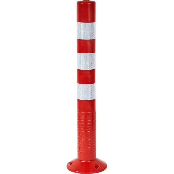Парковочный столбик 20x75 см красный