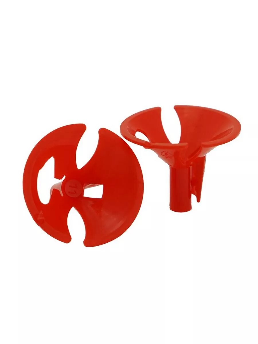 Зажим для шарика универсальный Красный / 100 шт. / d - 5,0-5,4 / ИПХ