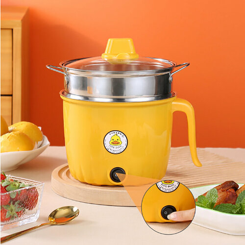 Электрическая пароварка-кастрюля жаровня с антипригарным покрытием 11 литра стандартная вилка 1157₽