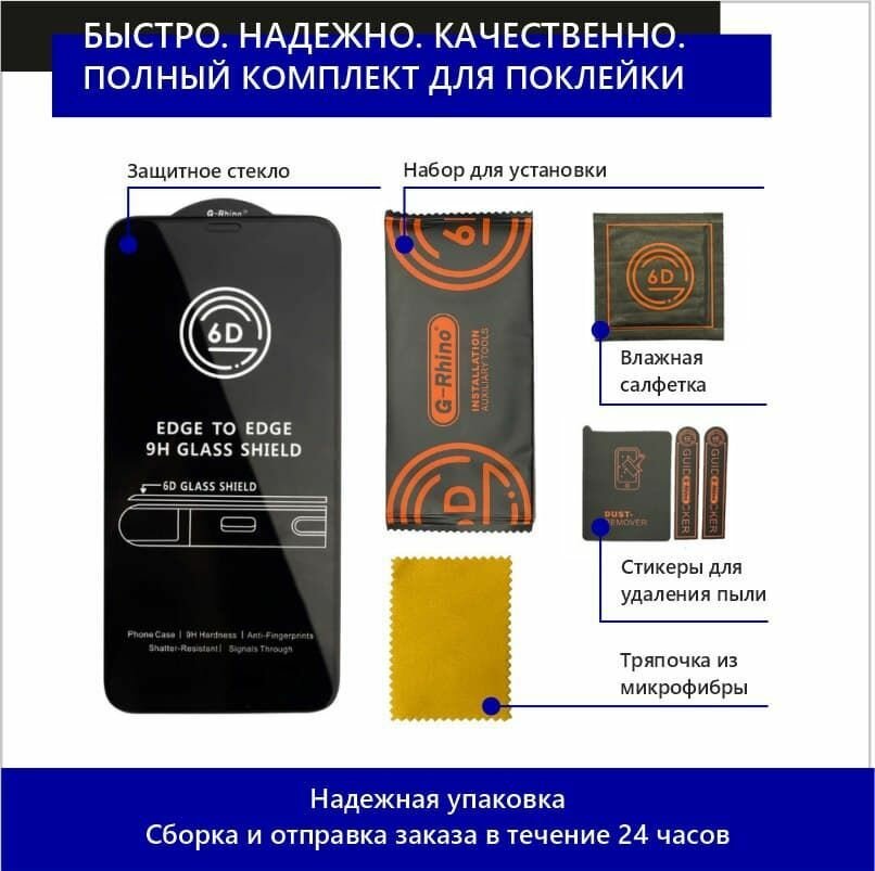 Защитное стекло "Премиум" для Vivo V30e 5G антибликовое, глянцевое, прозрачное — фото 1