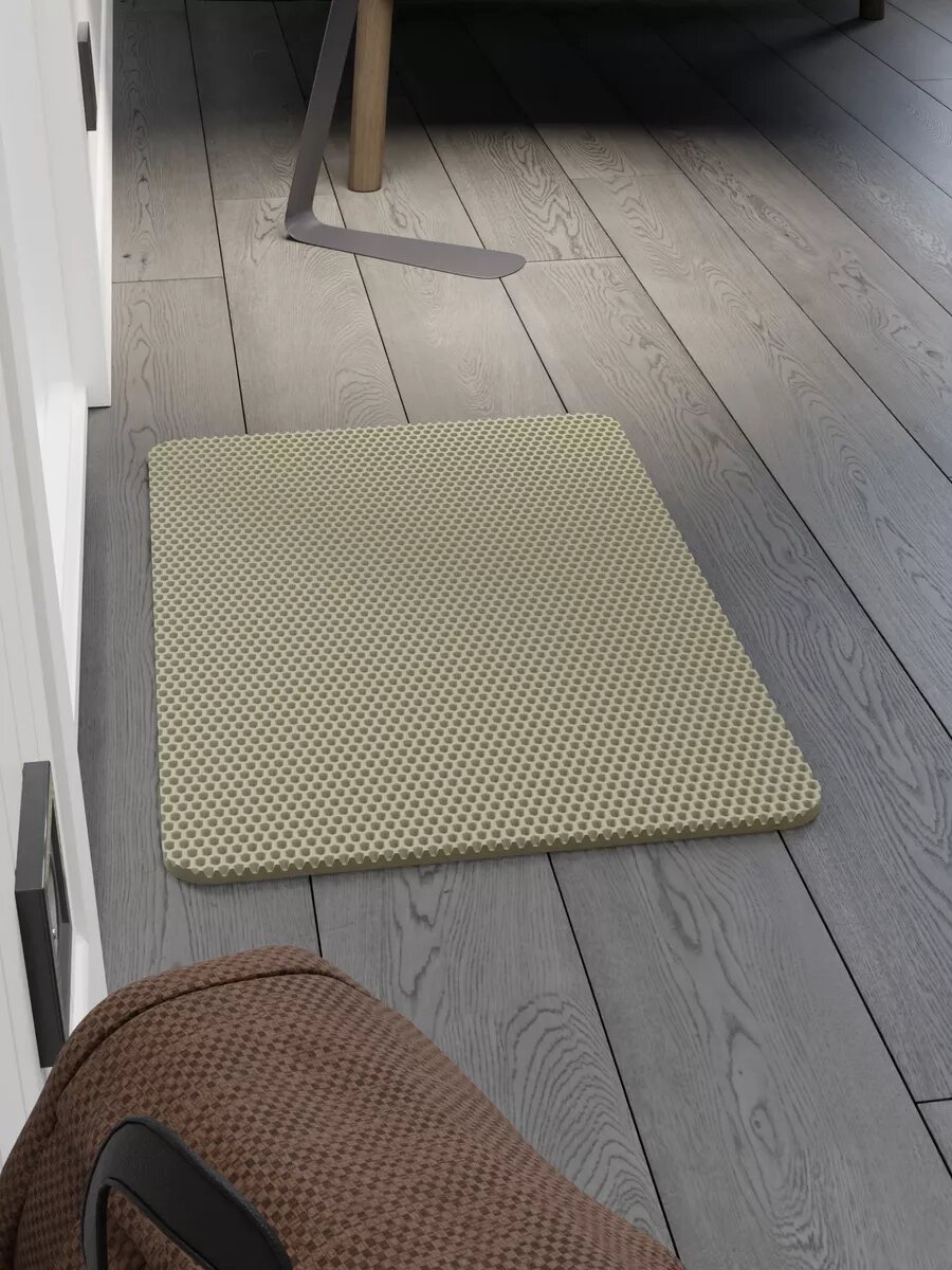 Придверный ЭВА коврик 60×40 для прихожей и улицы, коврик EVA — фото 1