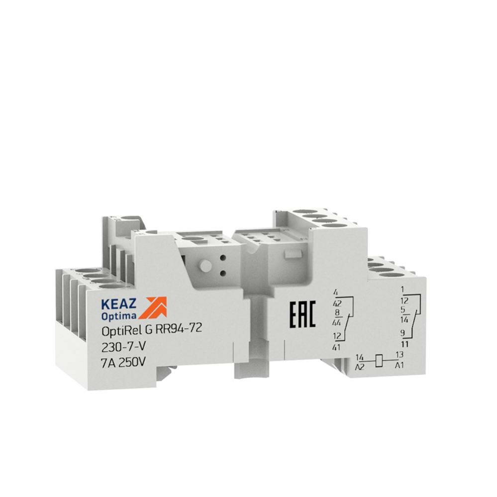 Розетка для реле OptiRel G RR94-72-230-7-V КЭАЗ - K-281170