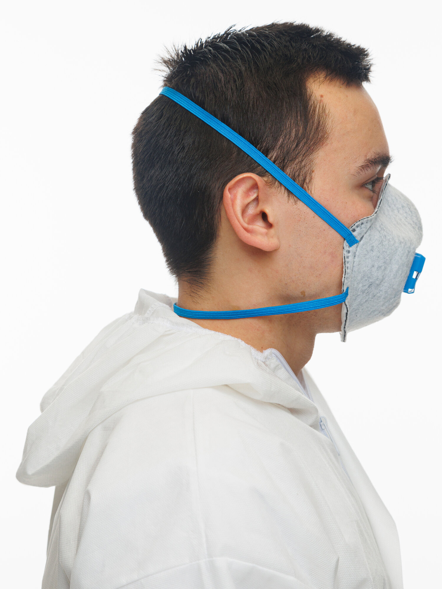 Маски И Респираторы Xiaomi Респиратор для покраски и сварки UNIXAir 512V FFP2 A0 R D от химии многоразовый угольный с клапаном