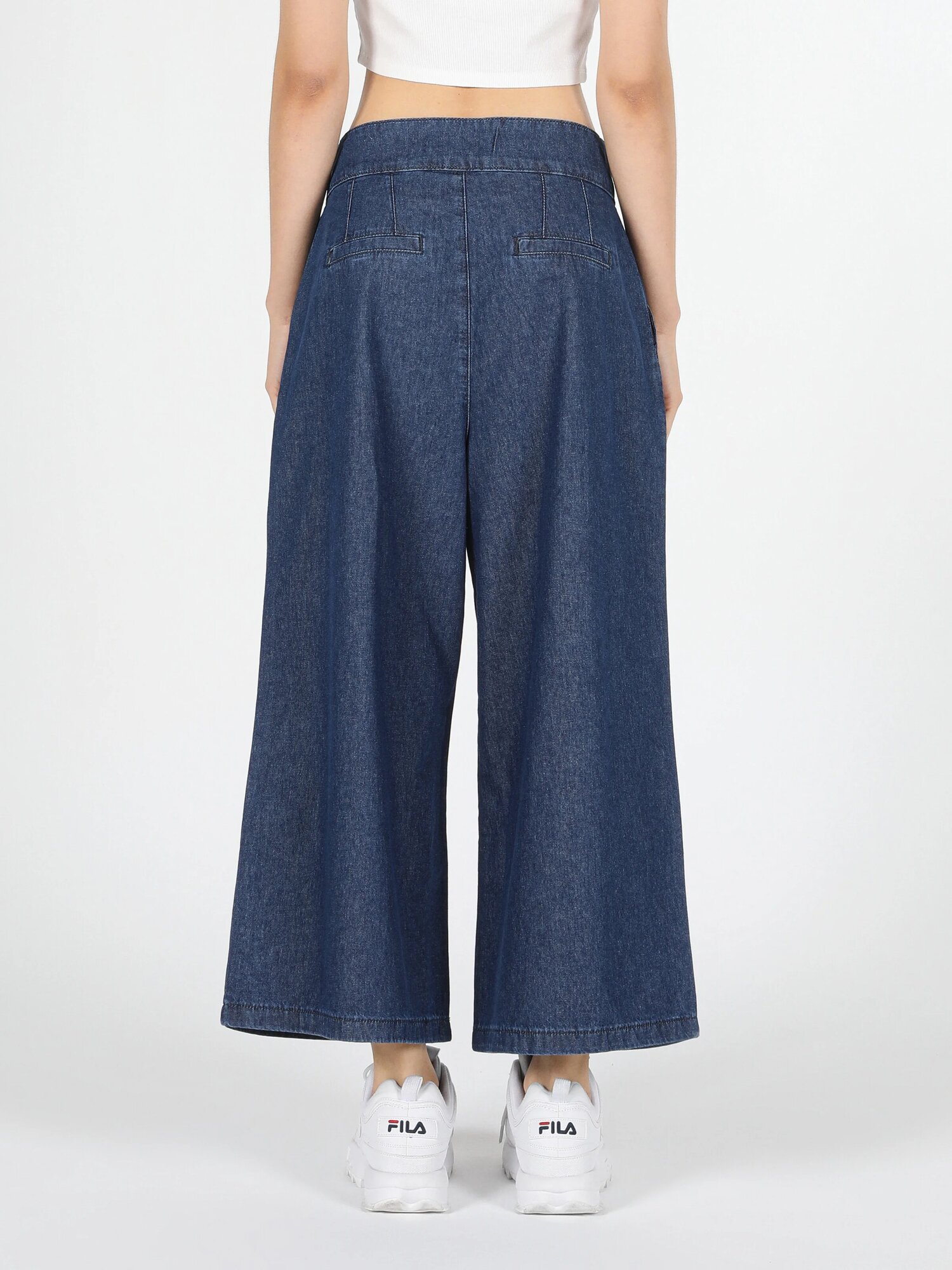 Джинсы кюлоты COLIN'S 910 CIANA Culotte Fit, размер 25/30, cиний