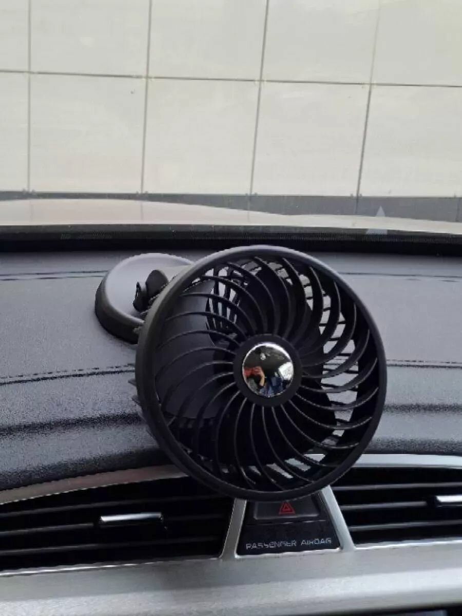 Автомобильный вентилятор от прикуривателя 12V F612 — фото 1