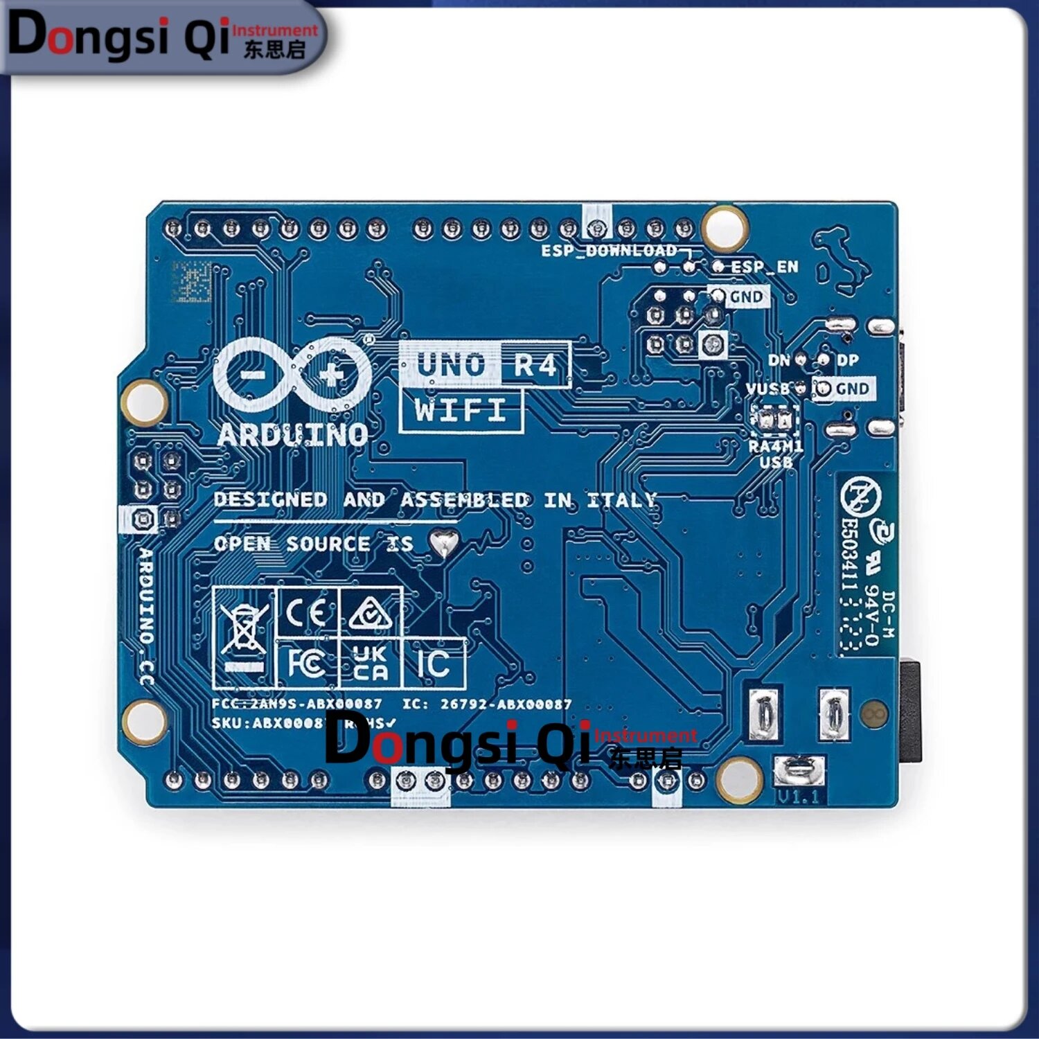 1 шт./лот ABX00087 Arduino UNO R4 WiFi RA4M1 макетная плата R3 100% оригинальный запас — фото 1