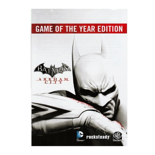Игра Batman Arkham City GOTYПолное издание для Steam PCПК Русский язык электронный ключ 349₽