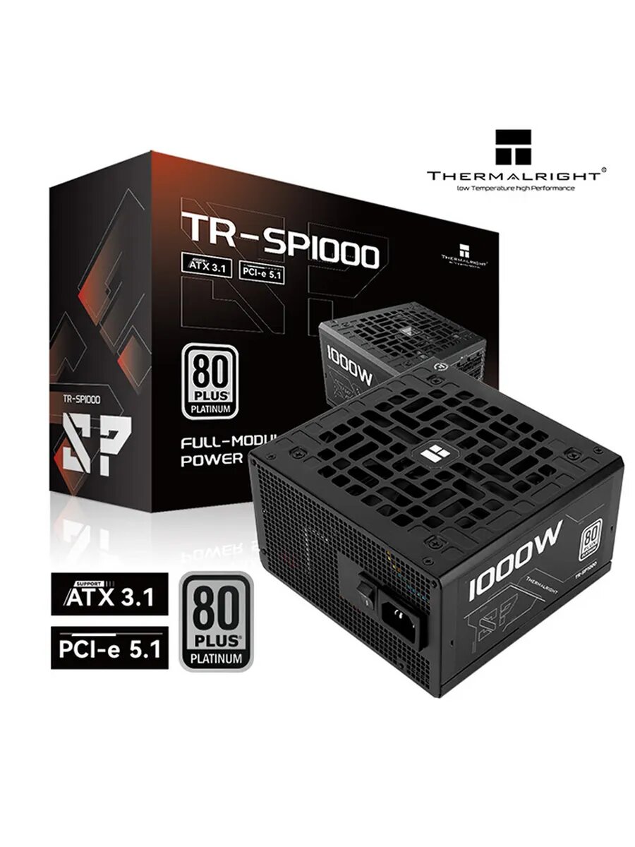 Блок питания компьютера TR-SP1000 1000W ATX 3.1 PCI-E 5.1