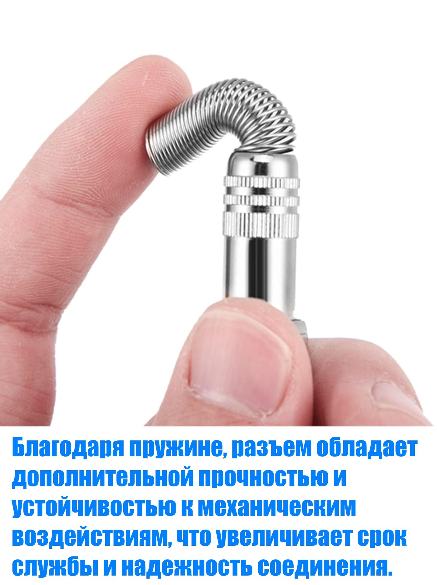 Разъем штекер BNC x 10 шт под винт с пружиной для коаксиального кабеля — фото 1
