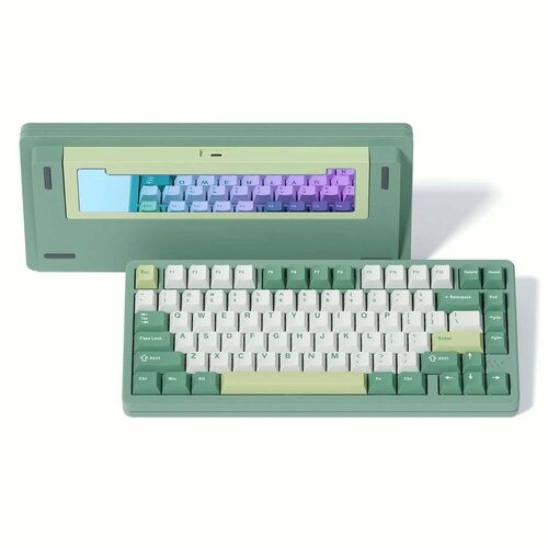 Womier SK75 синяя механическая клавиатура, Green, POM linear