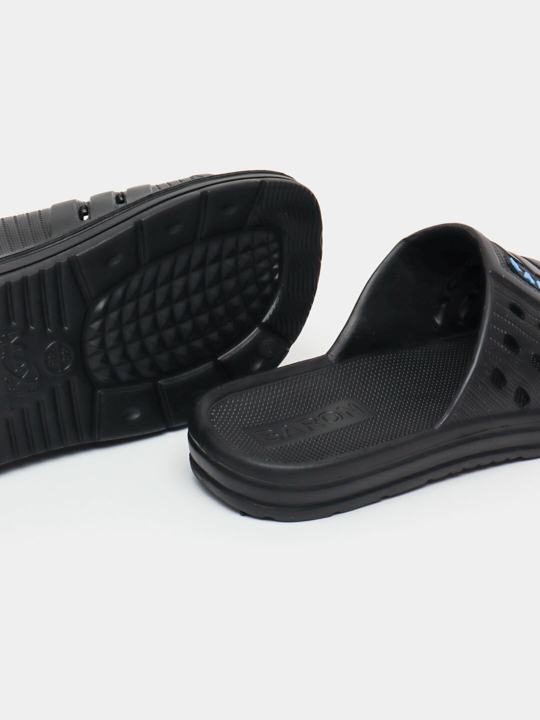 Шлёпанцы , размер 44-45, черный — фото 1